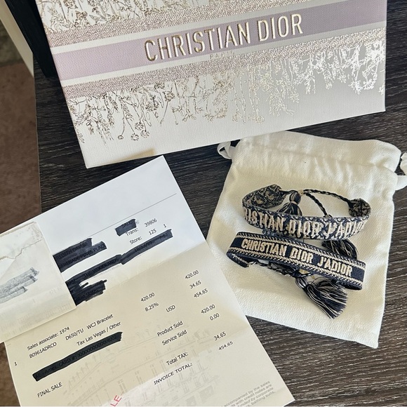 Dior Friendship Bracelets (Pair) - Picture 1 of 14